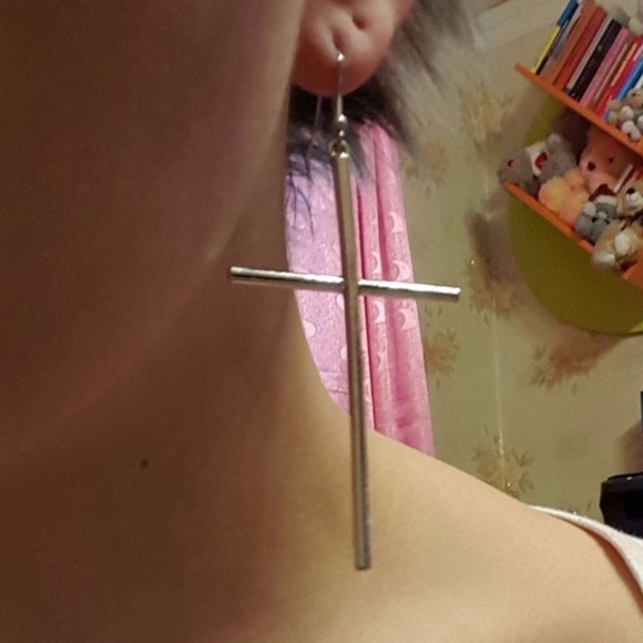 🤑Cross Dangle Earrings - Picture 4 of 5